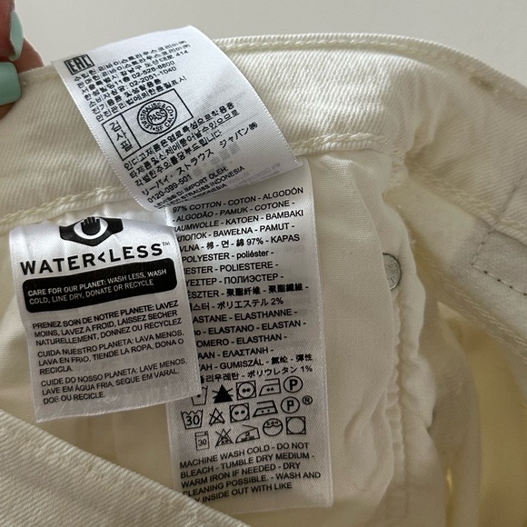 Levi’s White 501 Skinny - Picture 7 of 7